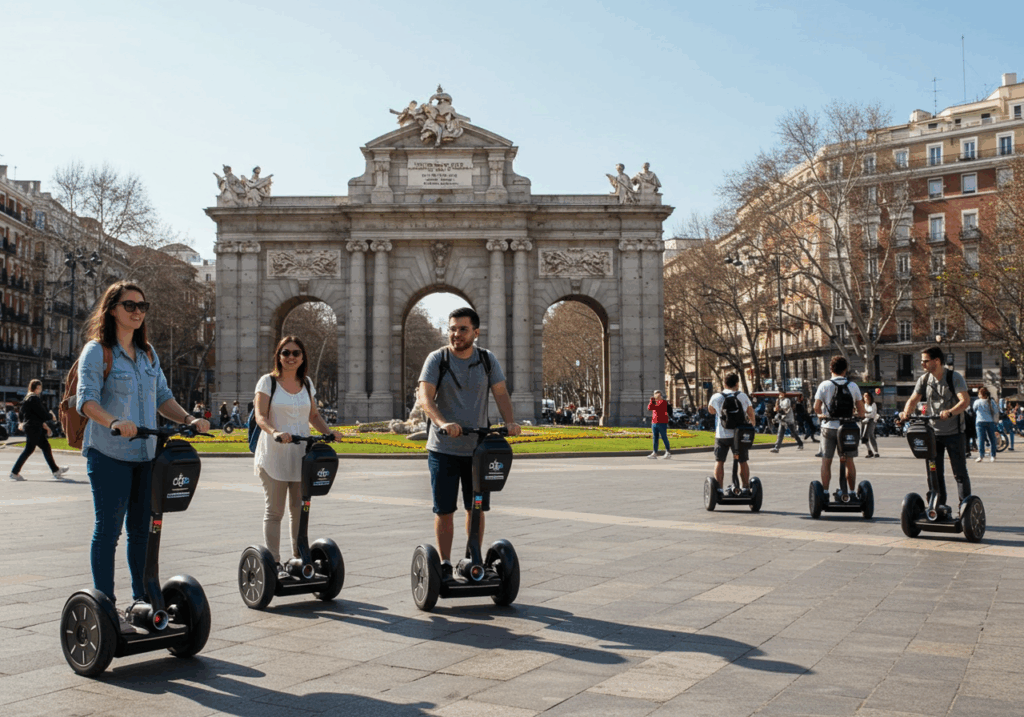 Tour en bicicleta y segway por el centro de Madrid, plan original y divertido